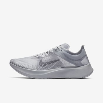 Nike Zoom Fly SP Fast - Férfi Futócipő - Szürke/Szürke/Fekete